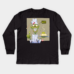 Zombie Chef Kids Long Sleeve T-Shirt